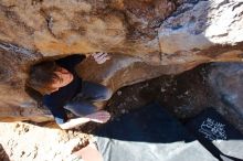 Bouldering in Hueco Tanks on 02/16/2020 with Blue Lizard Climbing and Yoga

Filename: SRM_20200216_1104510.jpg
Aperture: f/5.6
Shutter Speed: 1/200
Body: Canon EOS-1D Mark II
Lens: Canon EF 16-35mm f/2.8 L