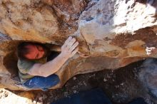 Bouldering in Hueco Tanks on 02/16/2020 with Blue Lizard Climbing and Yoga

Filename: SRM_20200216_1106020.jpg
Aperture: f/5.0
Shutter Speed: 1/200
Body: Canon EOS-1D Mark II
Lens: Canon EF 16-35mm f/2.8 L