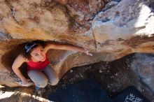 Bouldering in Hueco Tanks on 02/16/2020 with Blue Lizard Climbing and Yoga

Filename: SRM_20200216_1106500.jpg
Aperture: f/4.5
Shutter Speed: 1/250
Body: Canon EOS-1D Mark II
Lens: Canon EF 16-35mm f/2.8 L