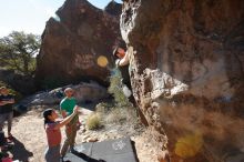 Bouldering in Hueco Tanks on 02/16/2020 with Blue Lizard Climbing and Yoga

Filename: SRM_20200216_1108350.jpg
Aperture: f/8.0
Shutter Speed: 1/250
Body: Canon EOS-1D Mark II
Lens: Canon EF 16-35mm f/2.8 L