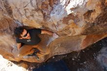 Bouldering in Hueco Tanks on 02/16/2020 with Blue Lizard Climbing and Yoga

Filename: SRM_20200216_1111150.jpg
Aperture: f/4.5
Shutter Speed: 1/250
Body: Canon EOS-1D Mark II
Lens: Canon EF 16-35mm f/2.8 L