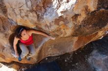 Bouldering in Hueco Tanks on 02/16/2020 with Blue Lizard Climbing and Yoga

Filename: SRM_20200216_1111530.jpg
Aperture: f/4.5
Shutter Speed: 1/250
Body: Canon EOS-1D Mark II
Lens: Canon EF 16-35mm f/2.8 L