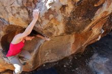 Bouldering in Hueco Tanks on 02/16/2020 with Blue Lizard Climbing and Yoga

Filename: SRM_20200216_1111590.jpg
Aperture: f/4.0
Shutter Speed: 1/250
Body: Canon EOS-1D Mark II
Lens: Canon EF 16-35mm f/2.8 L