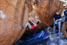 Bouldering in Hueco Tanks on 02/16/2020 with Blue Lizard Climbing and Yoga

Filename: SRM_20200216_1122070.jpg
Aperture: f/4.0
Shutter Speed: 1/500
Body: Canon EOS-1D Mark II
Lens: Canon EF 16-35mm f/2.8 L