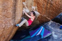 Bouldering in Hueco Tanks on 02/16/2020 with Blue Lizard Climbing and Yoga

Filename: SRM_20200216_1126150.jpg
Aperture: f/4.5
Shutter Speed: 1/320
Body: Canon EOS-1D Mark II
Lens: Canon EF 16-35mm f/2.8 L