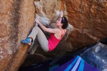 Bouldering in Hueco Tanks on 02/16/2020 with Blue Lizard Climbing and Yoga

Filename: SRM_20200216_1126190.jpg
Aperture: f/5.0
Shutter Speed: 1/320
Body: Canon EOS-1D Mark II
Lens: Canon EF 16-35mm f/2.8 L