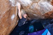 Bouldering in Hueco Tanks on 02/16/2020 with Blue Lizard Climbing and Yoga

Filename: SRM_20200216_1134301.jpg
Aperture: f/3.5
Shutter Speed: 1/250
Body: Canon EOS-1D Mark II
Lens: Canon EF 16-35mm f/2.8 L