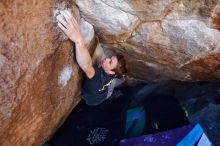 Bouldering in Hueco Tanks on 02/16/2020 with Blue Lizard Climbing and Yoga

Filename: SRM_20200216_1134330.jpg
Aperture: f/4.5
Shutter Speed: 1/250
Body: Canon EOS-1D Mark II
Lens: Canon EF 16-35mm f/2.8 L