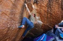 Bouldering in Hueco Tanks on 02/16/2020 with Blue Lizard Climbing and Yoga

Filename: SRM_20200216_1138520.jpg
Aperture: f/5.6
Shutter Speed: 1/250
Body: Canon EOS-1D Mark II
Lens: Canon EF 16-35mm f/2.8 L