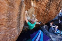 Bouldering in Hueco Tanks on 02/16/2020 with Blue Lizard Climbing and Yoga

Filename: SRM_20200216_1143050.jpg
Aperture: f/5.6
Shutter Speed: 1/250
Body: Canon EOS-1D Mark II
Lens: Canon EF 16-35mm f/2.8 L