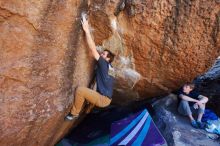 Bouldering in Hueco Tanks on 02/16/2020 with Blue Lizard Climbing and Yoga

Filename: SRM_20200216_1144460.jpg
Aperture: f/5.6
Shutter Speed: 1/250
Body: Canon EOS-1D Mark II
Lens: Canon EF 16-35mm f/2.8 L