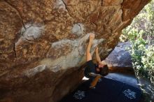 Bouldering in Hueco Tanks on 02/16/2020 with Blue Lizard Climbing and Yoga

Filename: SRM_20200216_1200381.jpg
Aperture: f/5.0
Shutter Speed: 1/250
Body: Canon EOS-1D Mark II
Lens: Canon EF 16-35mm f/2.8 L