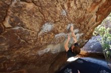 Bouldering in Hueco Tanks on 02/16/2020 with Blue Lizard Climbing and Yoga

Filename: SRM_20200216_1205480.jpg
Aperture: f/5.0
Shutter Speed: 1/250
Body: Canon EOS-1D Mark II
Lens: Canon EF 16-35mm f/2.8 L