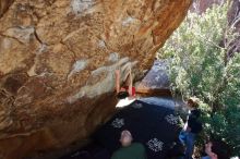 Bouldering in Hueco Tanks on 02/16/2020 with Blue Lizard Climbing and Yoga

Filename: SRM_20200216_1207300.jpg
Aperture: f/5.0
Shutter Speed: 1/250
Body: Canon EOS-1D Mark II
Lens: Canon EF 16-35mm f/2.8 L