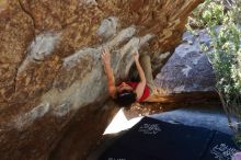 Bouldering in Hueco Tanks on 02/16/2020 with Blue Lizard Climbing and Yoga

Filename: SRM_20200216_1207470.jpg
Aperture: f/5.6
Shutter Speed: 1/250
Body: Canon EOS-1D Mark II
Lens: Canon EF 16-35mm f/2.8 L