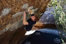 Bouldering in Hueco Tanks on 02/16/2020 with Blue Lizard Climbing and Yoga

Filename: SRM_20200216_1208330.jpg
Aperture: f/5.6
Shutter Speed: 1/320
Body: Canon EOS-1D Mark II
Lens: Canon EF 16-35mm f/2.8 L