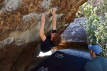 Bouldering in Hueco Tanks on 02/16/2020 with Blue Lizard Climbing and Yoga

Filename: SRM_20200216_1212080.jpg
Aperture: f/5.0
Shutter Speed: 1/320
Body: Canon EOS-1D Mark II
Lens: Canon EF 16-35mm f/2.8 L