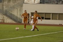 Priscilla Fite, #12.  The lady longhorns beat Texas A&M 1-0 in soccer Friday night.

Filename: SRM_20061027_1912124.jpg
Aperture: f/4.0
Shutter Speed: 1/500
Body: Canon EOS 20D
Lens: Canon EF 80-200mm f/2.8 L