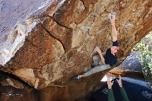 Bouldering in Hueco Tanks on 02/16/2020 with Blue Lizard Climbing and Yoga

Filename: SRM_20200216_1212271.jpg
Aperture: f/4.5
Shutter Speed: 1/320
Body: Canon EOS-1D Mark II
Lens: Canon EF 16-35mm f/2.8 L