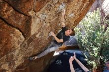 Bouldering in Hueco Tanks on 02/16/2020 with Blue Lizard Climbing and Yoga

Filename: SRM_20200216_1216081.jpg
Aperture: f/5.0
Shutter Speed: 1/320
Body: Canon EOS-1D Mark II
Lens: Canon EF 16-35mm f/2.8 L