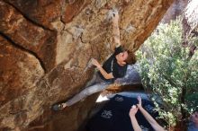 Bouldering in Hueco Tanks on 02/16/2020 with Blue Lizard Climbing and Yoga

Filename: SRM_20200216_1216090.jpg
Aperture: f/5.0
Shutter Speed: 1/320
Body: Canon EOS-1D Mark II
Lens: Canon EF 16-35mm f/2.8 L