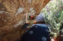 Bouldering in Hueco Tanks on 02/16/2020 with Blue Lizard Climbing and Yoga

Filename: SRM_20200216_1218190.jpg
Aperture: f/5.0
Shutter Speed: 1/250
Body: Canon EOS-1D Mark II
Lens: Canon EF 16-35mm f/2.8 L