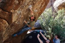 Bouldering in Hueco Tanks on 02/16/2020 with Blue Lizard Climbing and Yoga

Filename: SRM_20200216_1219491.jpg
Aperture: f/6.3
Shutter Speed: 1/250
Body: Canon EOS-1D Mark II
Lens: Canon EF 16-35mm f/2.8 L