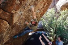 Bouldering in Hueco Tanks on 02/16/2020 with Blue Lizard Climbing and Yoga

Filename: SRM_20200216_1219492.jpg
Aperture: f/5.6
Shutter Speed: 1/250
Body: Canon EOS-1D Mark II
Lens: Canon EF 16-35mm f/2.8 L