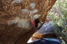 Bouldering in Hueco Tanks on 02/16/2020 with Blue Lizard Climbing and Yoga

Filename: SRM_20200216_1223190.jpg
Aperture: f/5.6
Shutter Speed: 1/250
Body: Canon EOS-1D Mark II
Lens: Canon EF 16-35mm f/2.8 L