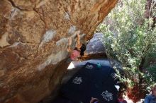 Bouldering in Hueco Tanks on 02/16/2020 with Blue Lizard Climbing and Yoga

Filename: SRM_20200216_1224020.jpg
Aperture: f/5.6
Shutter Speed: 1/250
Body: Canon EOS-1D Mark II
Lens: Canon EF 16-35mm f/2.8 L