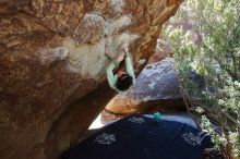 Bouldering in Hueco Tanks on 02/16/2020 with Blue Lizard Climbing and Yoga

Filename: SRM_20200216_1226040.jpg
Aperture: f/5.6
Shutter Speed: 1/250
Body: Canon EOS-1D Mark II
Lens: Canon EF 16-35mm f/2.8 L