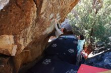 Bouldering in Hueco Tanks on 02/16/2020 with Blue Lizard Climbing and Yoga

Filename: SRM_20200216_1226500.jpg
Aperture: f/5.0
Shutter Speed: 1/250
Body: Canon EOS-1D Mark II
Lens: Canon EF 16-35mm f/2.8 L