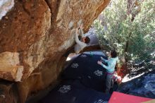 Bouldering in Hueco Tanks on 02/16/2020 with Blue Lizard Climbing and Yoga

Filename: SRM_20200216_1226510.jpg
Aperture: f/5.0
Shutter Speed: 1/250
Body: Canon EOS-1D Mark II
Lens: Canon EF 16-35mm f/2.8 L