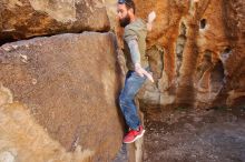 Bouldering in Hueco Tanks on 02/16/2020 with Blue Lizard Climbing and Yoga

Filename: SRM_20200216_1233131.jpg
Aperture: f/5.0
Shutter Speed: 1/250
Body: Canon EOS-1D Mark II
Lens: Canon EF 16-35mm f/2.8 L