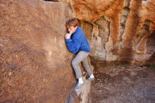 Bouldering in Hueco Tanks on 02/16/2020 with Blue Lizard Climbing and Yoga

Filename: SRM_20200216_1233270.jpg
Aperture: f/4.5
Shutter Speed: 1/250
Body: Canon EOS-1D Mark II
Lens: Canon EF 16-35mm f/2.8 L