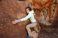 Bouldering in Hueco Tanks on 02/16/2020 with Blue Lizard Climbing and Yoga

Filename: SRM_20200216_1234350.jpg
Aperture: f/5.6
Shutter Speed: 1/250
Body: Canon EOS-1D Mark II
Lens: Canon EF 16-35mm f/2.8 L