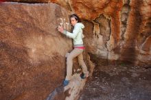 Bouldering in Hueco Tanks on 02/16/2020 with Blue Lizard Climbing and Yoga

Filename: SRM_20200216_1235170.jpg
Aperture: f/5.6
Shutter Speed: 1/250
Body: Canon EOS-1D Mark II
Lens: Canon EF 16-35mm f/2.8 L