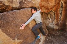 Bouldering in Hueco Tanks on 02/16/2020 with Blue Lizard Climbing and Yoga

Filename: SRM_20200216_1240580.jpg
Aperture: f/5.6
Shutter Speed: 1/250
Body: Canon EOS-1D Mark II
Lens: Canon EF 16-35mm f/2.8 L