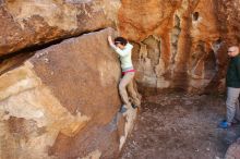 Bouldering in Hueco Tanks on 02/16/2020 with Blue Lizard Climbing and Yoga

Filename: SRM_20200216_1242130.jpg
Aperture: f/5.6
Shutter Speed: 1/250
Body: Canon EOS-1D Mark II
Lens: Canon EF 16-35mm f/2.8 L