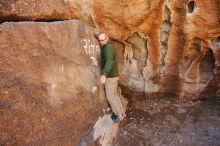 Bouldering in Hueco Tanks on 02/16/2020 with Blue Lizard Climbing and Yoga

Filename: SRM_20200216_1242330.jpg
Aperture: f/5.0
Shutter Speed: 1/250
Body: Canon EOS-1D Mark II
Lens: Canon EF 16-35mm f/2.8 L