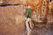 Bouldering in Hueco Tanks on 02/16/2020 with Blue Lizard Climbing and Yoga

Filename: SRM_20200216_1242370.jpg
Aperture: f/5.0
Shutter Speed: 1/250
Body: Canon EOS-1D Mark II
Lens: Canon EF 16-35mm f/2.8 L