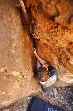 Bouldering in Hueco Tanks on 02/16/2020 with Blue Lizard Climbing and Yoga

Filename: SRM_20200216_1250560.jpg
Aperture: f/2.8
Shutter Speed: 1/200
Body: Canon EOS-1D Mark II
Lens: Canon EF 16-35mm f/2.8 L