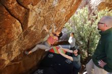 Bouldering in Hueco Tanks on 02/16/2020 with Blue Lizard Climbing and Yoga

Filename: SRM_20200216_1253380.jpg
Aperture: f/5.0
Shutter Speed: 1/250
Body: Canon EOS-1D Mark II
Lens: Canon EF 16-35mm f/2.8 L