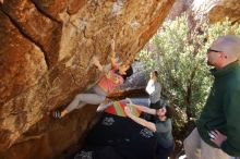 Bouldering in Hueco Tanks on 02/16/2020 with Blue Lizard Climbing and Yoga

Filename: SRM_20200216_1253381.jpg
Aperture: f/5.0
Shutter Speed: 1/250
Body: Canon EOS-1D Mark II
Lens: Canon EF 16-35mm f/2.8 L