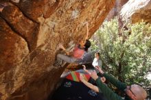 Bouldering in Hueco Tanks on 02/16/2020 with Blue Lizard Climbing and Yoga

Filename: SRM_20200216_1253430.jpg
Aperture: f/5.6
Shutter Speed: 1/250
Body: Canon EOS-1D Mark II
Lens: Canon EF 16-35mm f/2.8 L