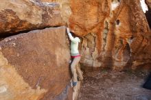 Bouldering in Hueco Tanks on 02/16/2020 with Blue Lizard Climbing and Yoga

Filename: SRM_20200216_1256290.jpg
Aperture: f/5.6
Shutter Speed: 1/250
Body: Canon EOS-1D Mark II
Lens: Canon EF 16-35mm f/2.8 L