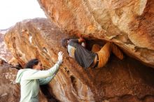 Bouldering in Hueco Tanks on 02/16/2020 with Blue Lizard Climbing and Yoga

Filename: SRM_20200216_1258330.jpg
Aperture: f/4.5
Shutter Speed: 1/250
Body: Canon EOS-1D Mark II
Lens: Canon EF 16-35mm f/2.8 L