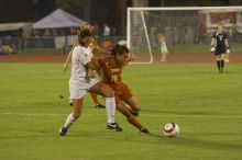 Stephanie Logterman, #10.  The lady longhorns beat Texas A&M 1-0 in soccer Friday night.

Filename: SRM_20061027_1924389.jpg
Aperture: f/4.0
Shutter Speed: 1/400
Body: Canon EOS 20D
Lens: Canon EF 80-200mm f/2.8 L