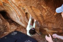 Bouldering in Hueco Tanks on 02/16/2020 with Blue Lizard Climbing and Yoga

Filename: SRM_20200216_1318130.jpg
Aperture: f/4.0
Shutter Speed: 1/250
Body: Canon EOS-1D Mark II
Lens: Canon EF 16-35mm f/2.8 L