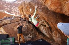 Bouldering in Hueco Tanks on 02/16/2020 with Blue Lizard Climbing and Yoga

Filename: SRM_20200216_1318360.jpg
Aperture: f/5.6
Shutter Speed: 1/250
Body: Canon EOS-1D Mark II
Lens: Canon EF 16-35mm f/2.8 L